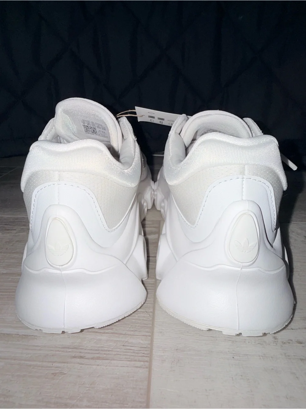 Adidas Adifom Megaride J White Silver Sneakers Size 5 youth  6.5 women NWT